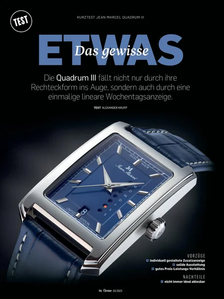 Test der Quadrum III im Chronos